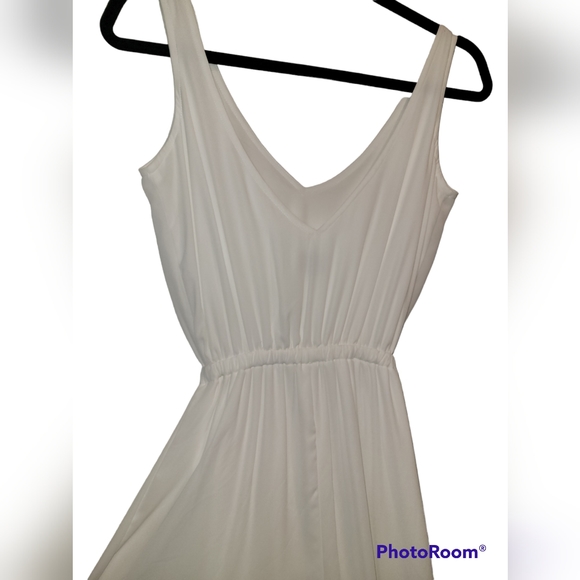Show Me Your Mumu XXS Maxi Dress Solid White Long Length Extra Extra Small - Picture 3 of 5